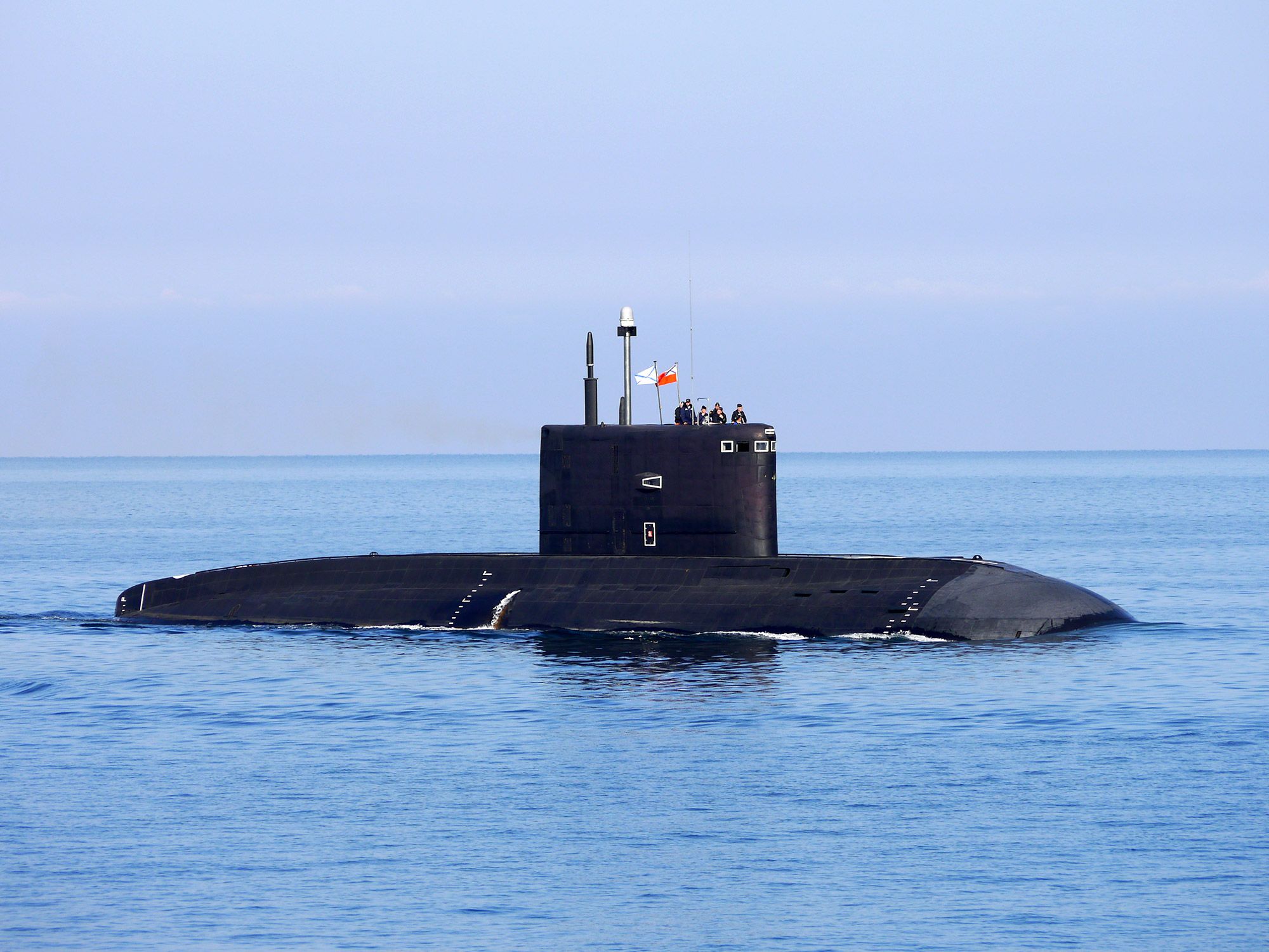 Submarine B-262 Stary Oskol, Black Sea Fleet (photo by Andrey Brichevsky, 03 October 2016)