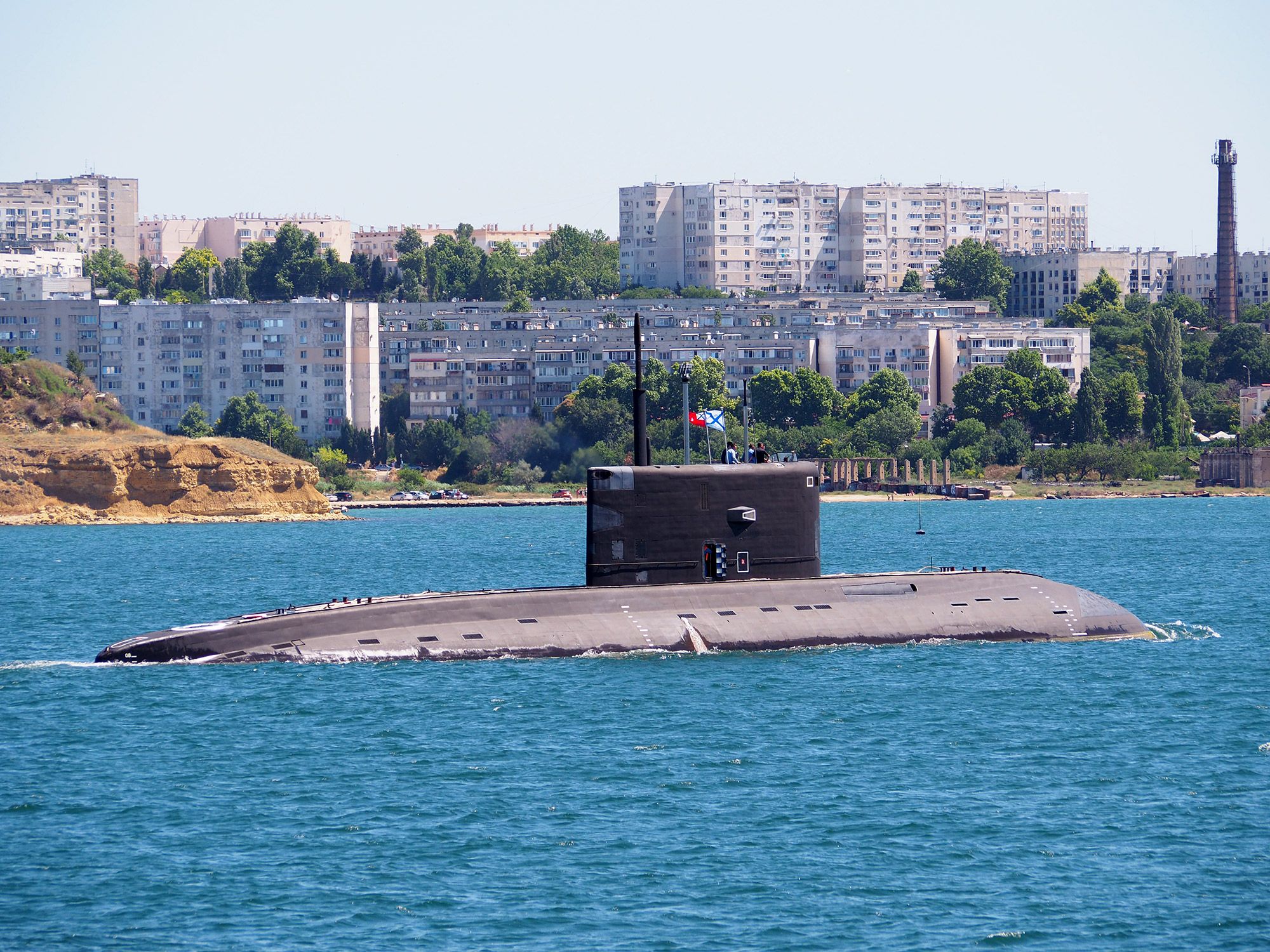 Submarine B-268 Veliky Novgorod, Black Sea Fleet (photo by Andrey Brichevsky, 02 July 2019)