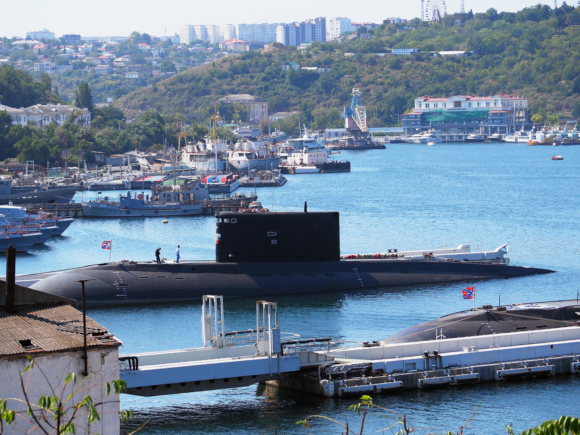 Submarine B-271 Kolpino, Black Sea Fleet (photo by Andrey Brichevsky, 23 August 2019)